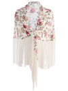 MESHA SHAWL-GARDEN GOSSIP OFF WHITE-ALICE + OLIVIA