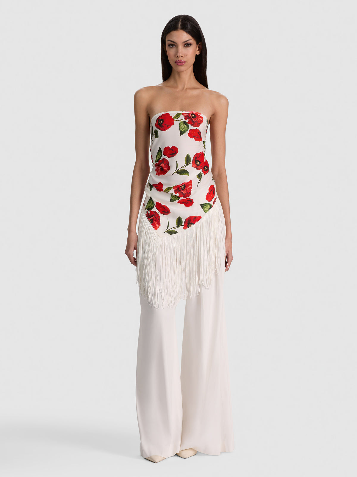 MESHA SHAWL-GARDEN GOSSIP OFF WHITE-ALICE + OLIVIA