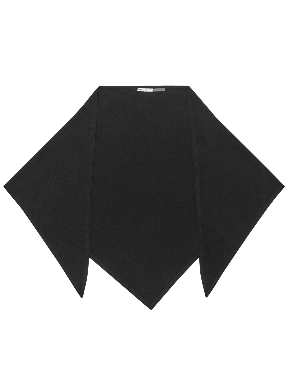 CORINA TRIANGLE SCARF - BLACK