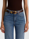 HAYDEN GILDED BELT-BLACK/GOLD-ALICE + OLIVIA