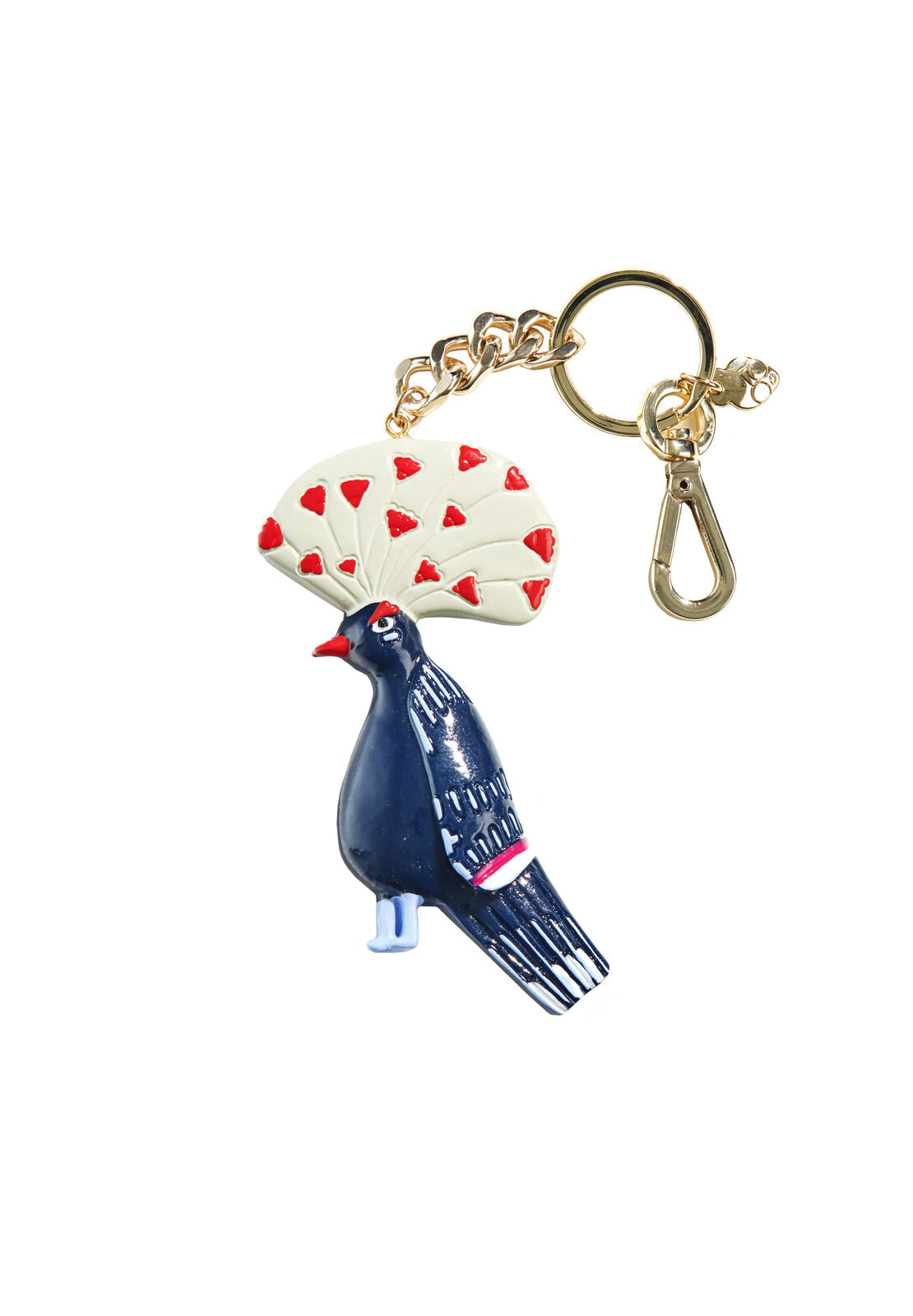 BLUE BIRD RESIN KEY CHARM