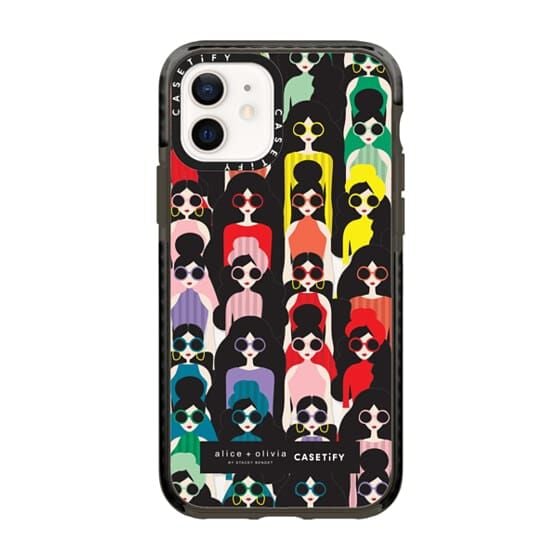 CUSTODIA AO X CASETIFY STACEFACE IMPACT PER IPHONE 12-ALICE + OLIVIA