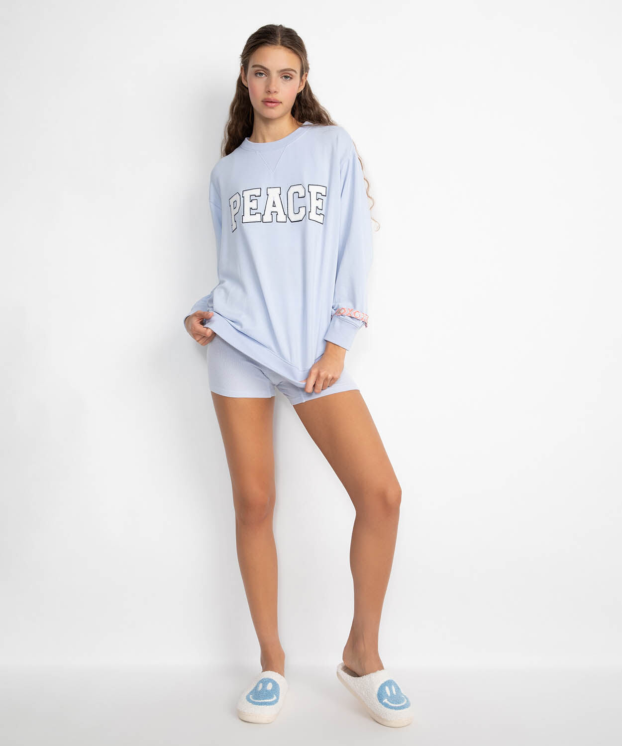A+O X BIG FEELINGS SWEAT-SHIRT RAS DU COU SURDIMENSIONNÉ SCARLETT