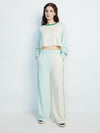 A+O X BIG FEELINGS KELSEY CROPPED CREWNECK-ROSY PINK-ALICE + OLIVIA