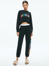 A+O X BIG FEELINGS TAI FELPA CON CAPPUCCIO CORTA-ALICE + OLIVIA
