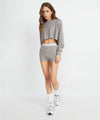 A+O X BIG FEELINGS KELSEY FELPA CORTA GIROCOLLO-ALICE + OLIVIA