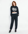 A+O X BIG FEELINGS TAI FELPA CORTA CON CAPPUCCIO-ALICE + OLIVIA