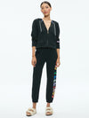 A+O X BIG FEELINGS ELOISE ZIP UP HOODIE-Black-ALICE + OLIVIA