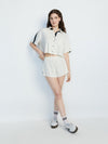 A+O X BIG FEELINGS MADDEN SHORT SLEEVE PJ SET-CHEERFUL GREEN-ALICE + OLIVIA