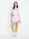 A+O X BIG FEELINGS MADDEN SHORT SLEEVE SET-CALMING LAVENDER-ALICE + OLIVIA