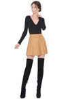 MILEY DEEP V NECK BODYSUIT-Black-ALICE + OLIVIA