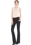MARLEY V-NECK SLEEVELESS BODYSUIT-Black-ALICE + OLIVIA