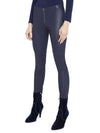 FRONT ZIP LEATHER LEGGING-NAVY-ALICE + OLIVIA