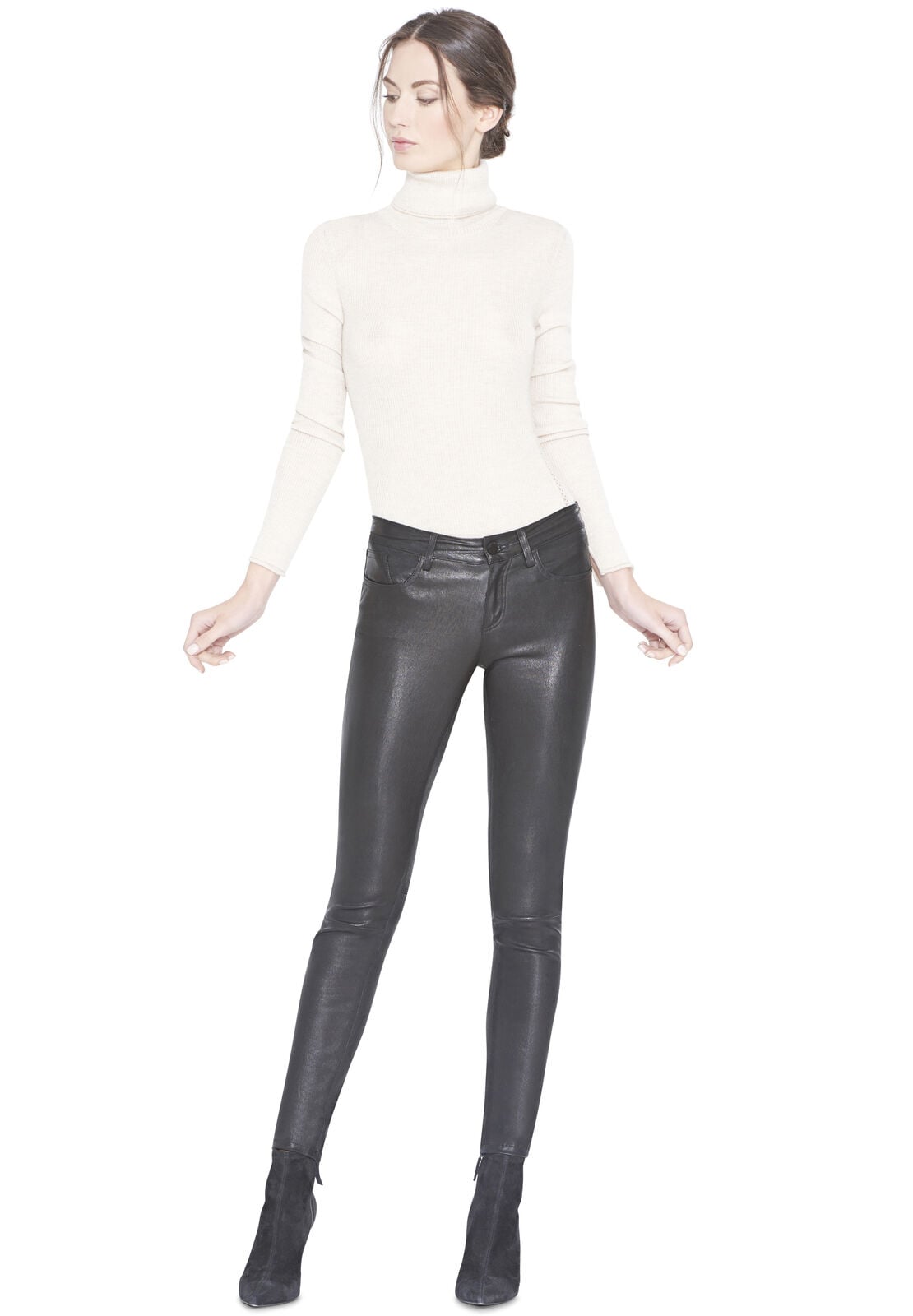 ANGIE LEATHER 5 PKT PANT