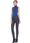 ANGIE LEATHER 5 PKT PANT-Black-ALICE + OLIVIA