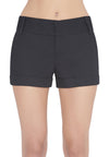 CADY CUFF SHORT-Black-ALICE + OLIVIA