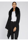 IZZY CASCADE AVEC COL EN FOURRURE-ALICE + OLIVIA