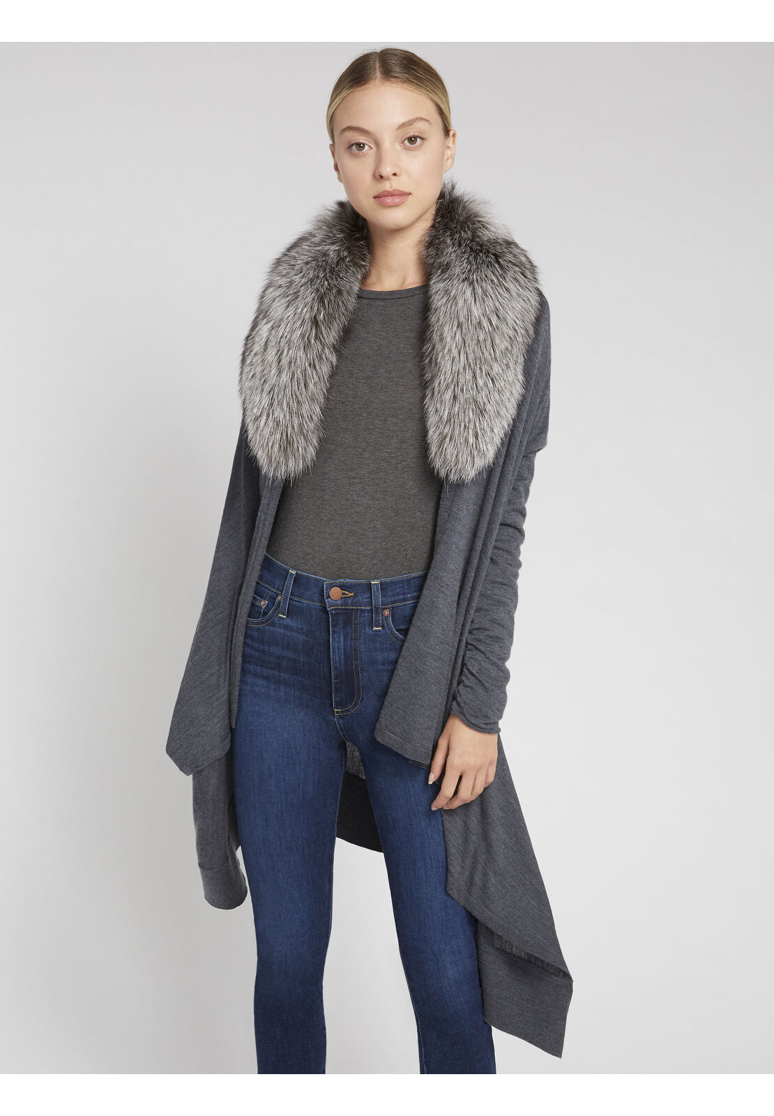 IZZY CASCADE AVEC COL EN FOURRURE-ALICE + OLIVIA