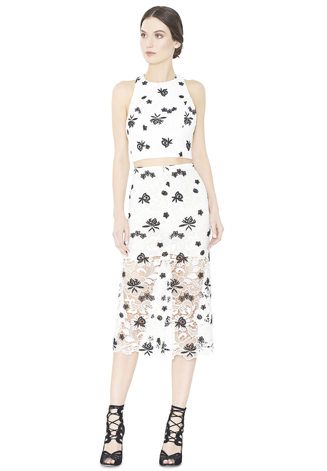 HAUT COURT AJUSTÉ TRU ANGLR RCR BK-ALICE + OLIVIA