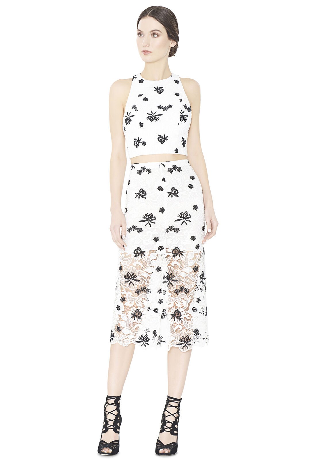 HAUT COURT AJUSTÉ TRU ANGLR RCR BK-ALICE + OLIVIA