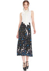 GLYNDA FITTD HGH NCK TNK W BW-CREAM-ALICE + OLIVIA