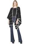PONCHO DRAPÉ SURDIMENSIONNÉ KAMALA-ALICE + OLIVIA