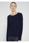 ROMA BOUCLE POD SHAPED PULLOVR-HEATHER GREY-ALICE + OLIVIA