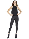MARIS HALTER TOP-Black-ALICE + OLIVIA