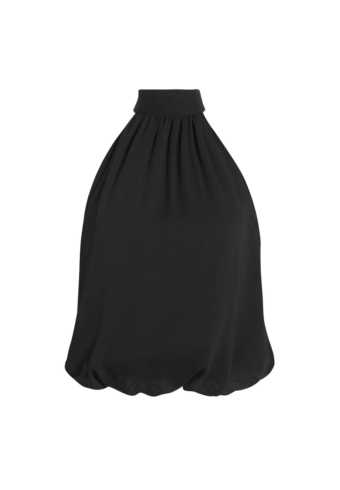 MARIS HALTER TOP - BLACK