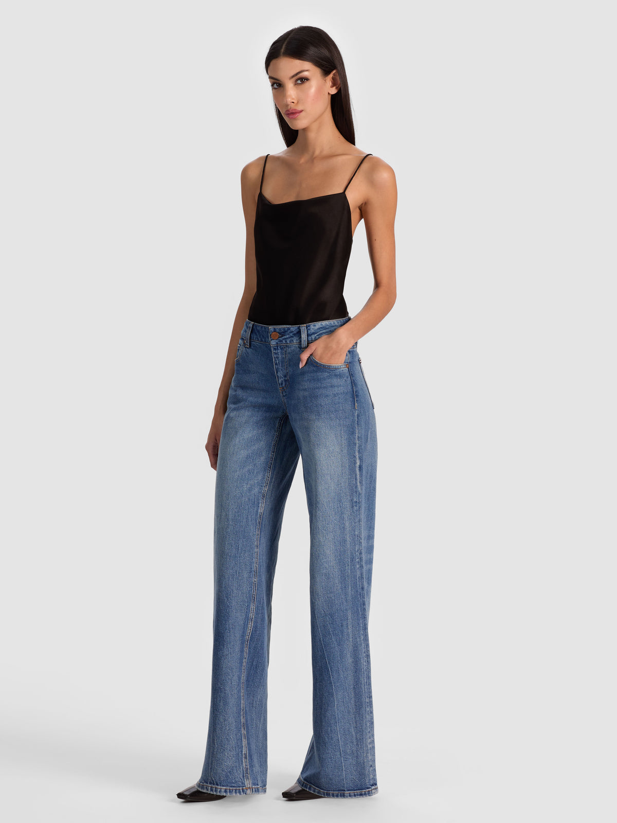 HARMON BODYSUIT-Black-ALICE + OLIVIA