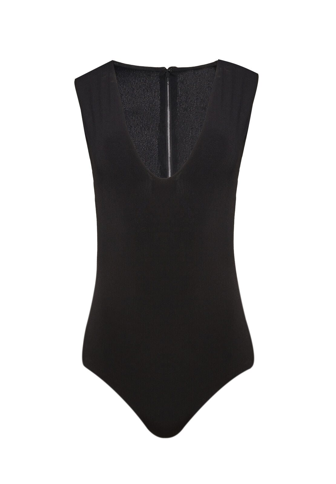 MARLEY SLEEVELESS THONG BODYSUIT-Black-ALICE + OLIVIA