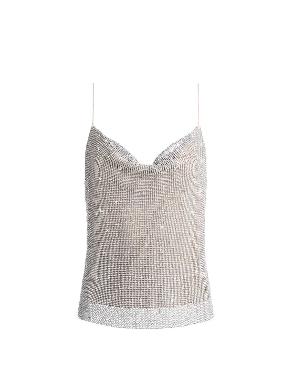 HARMON CHAINMAIL SLIP TANK - SILVER/CHAINMAIL
