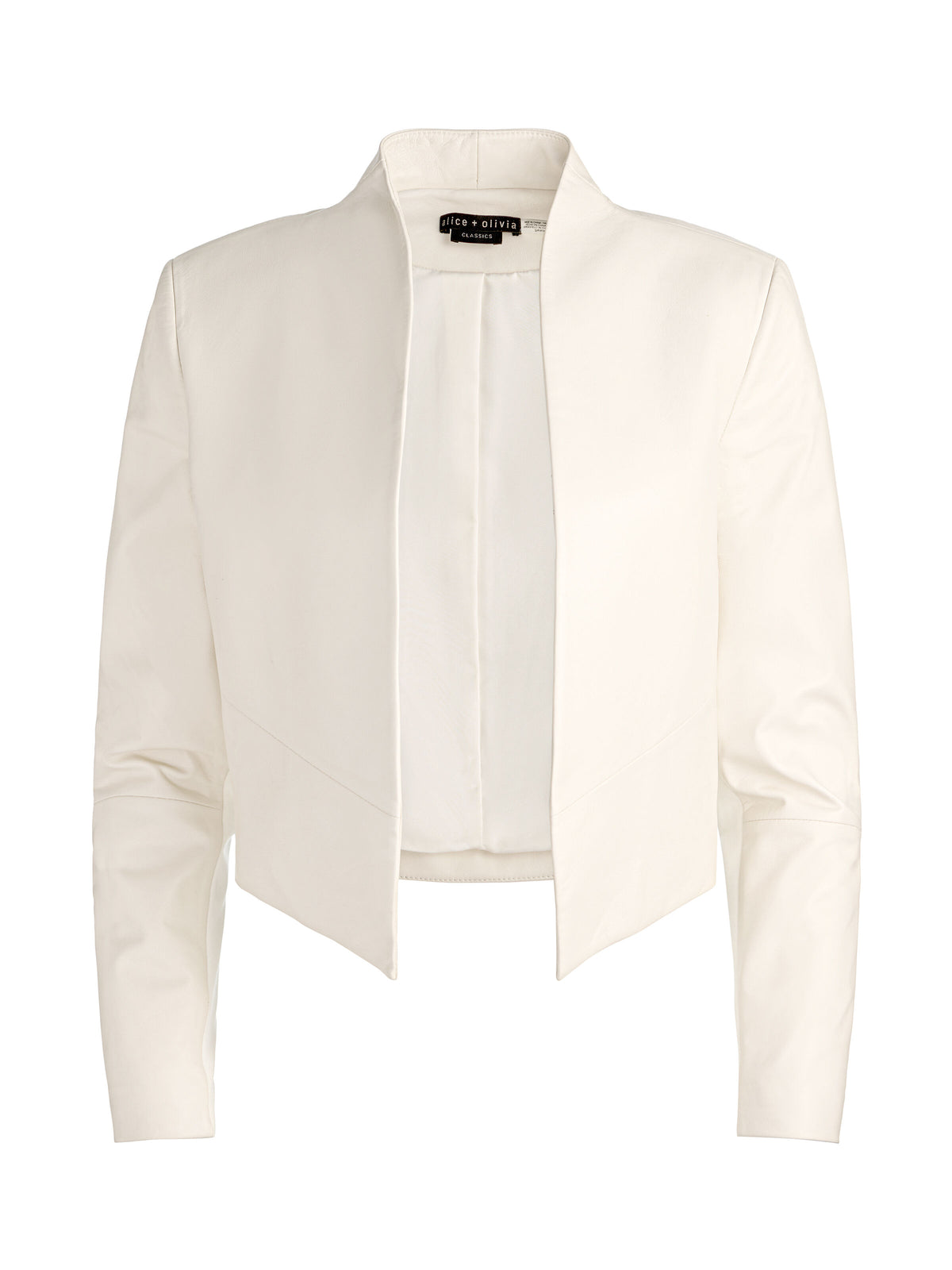 NEW HARVEY LEATHER JACKET - WHITE