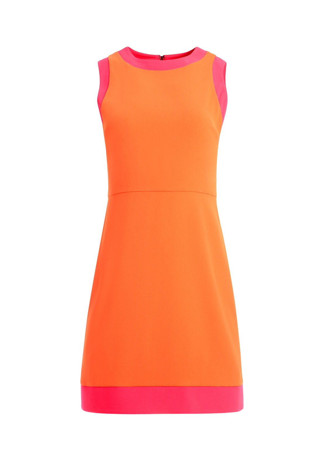 TRULY CREW NECK MINI DRESS-MONARCH/WILD PINK-ALICE + OLIVIA