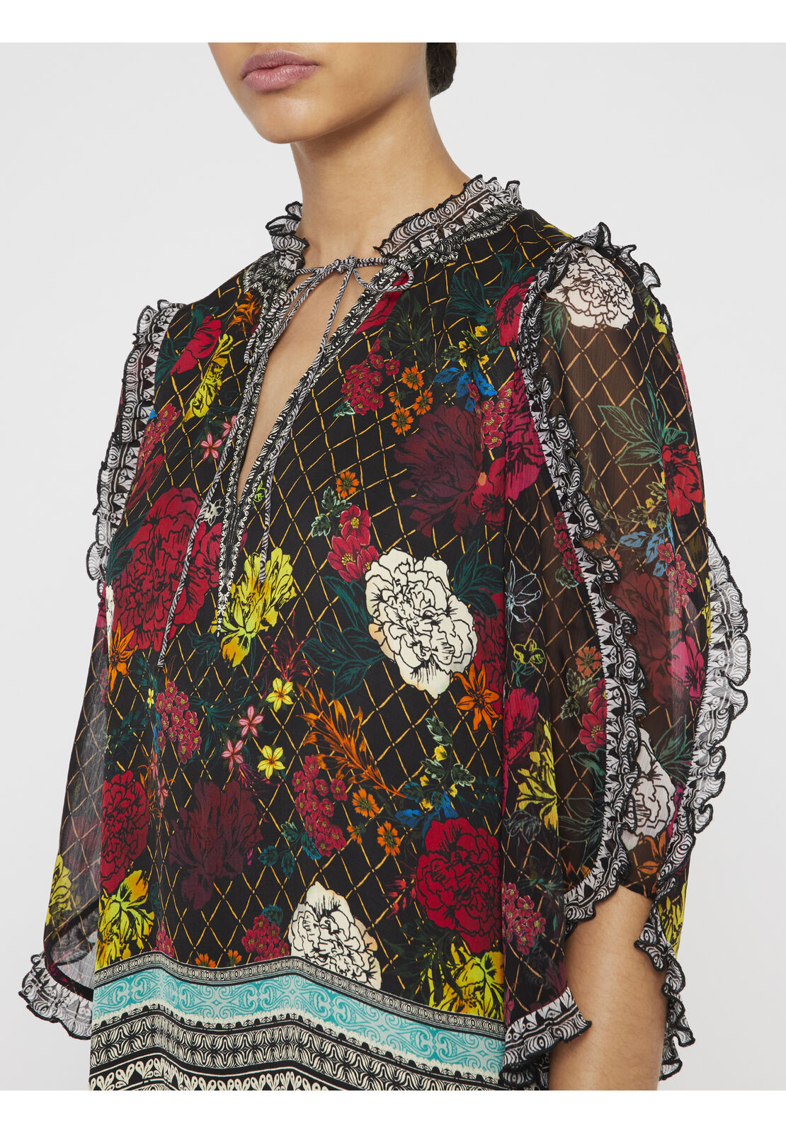 JULIUS FLORAL MINI DRESS-MONA MULTI/COMBO-ALICE + OLIVIA