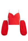 TOP CROP CON SPALLE SCOPERTE KAMILA-ALICE + OLIVIA