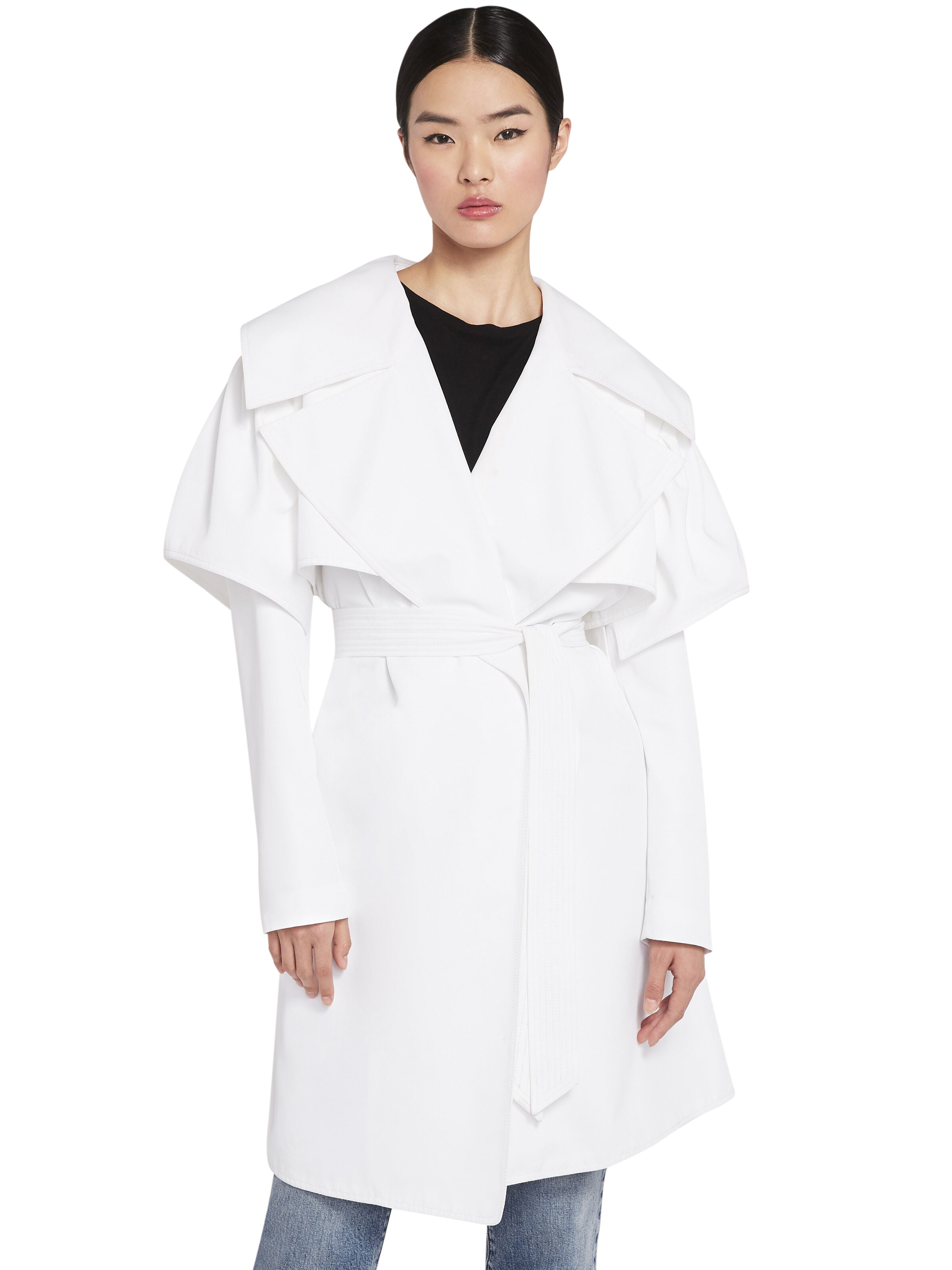 IMPERMÉABLE MÉLODIE À MANCHES VOLANTS-ALICE + OLIVIA