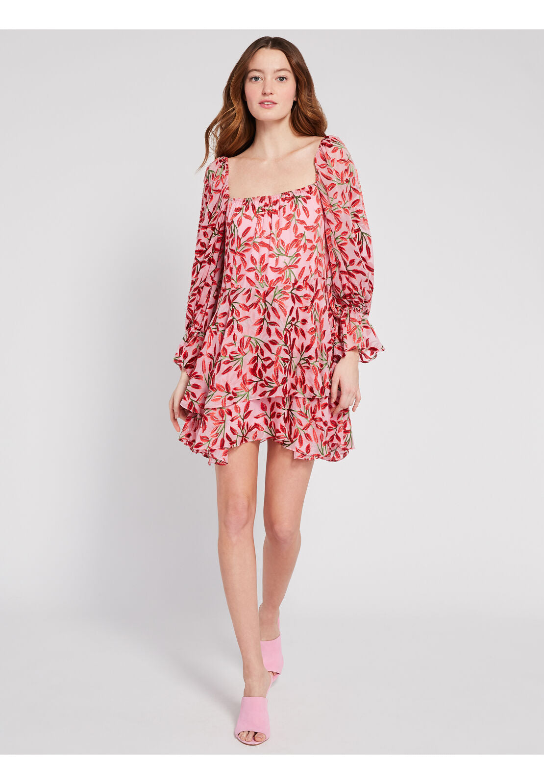 ROBE TUNIQUE COURTE IMPRIMÉ FLEURI DEBRA-ALICE + OLIVIA