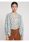 BLOUSE CASEY À MANCHES AMPLES IMPRIMÉ FLEURI-ALICE + OLIVIA
