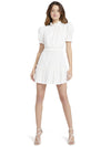 VIDA PUFF SLEEVE MINI DRESS-Black-ALICE + OLIVIA