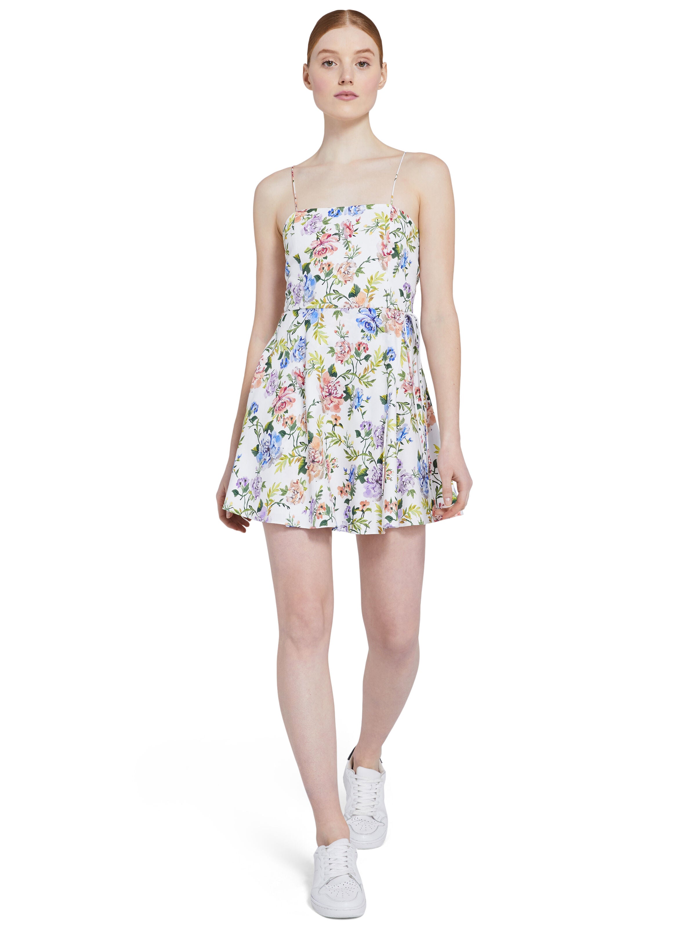 ROBE COURTE TRIXIE À FLEURS-ALICE + OLIVIA