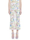 PANTALON TAILLE HAUTE IMPRIMÉ FLEURI LORINDA-ALICE + OLIVIA