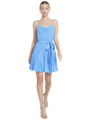 WEBBER COWL NECK MINI DRESS-PARADISE-ALICE + OLIVIA