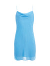 ROBE COURTE À FINES BRETELLES HARMONY DRAPÉE-ALICE + OLIVIA