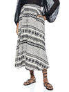 EARLA HIGH WAISTED MIDI SKIRT-NATURAL/BLACK-ALICE + OLIVIA