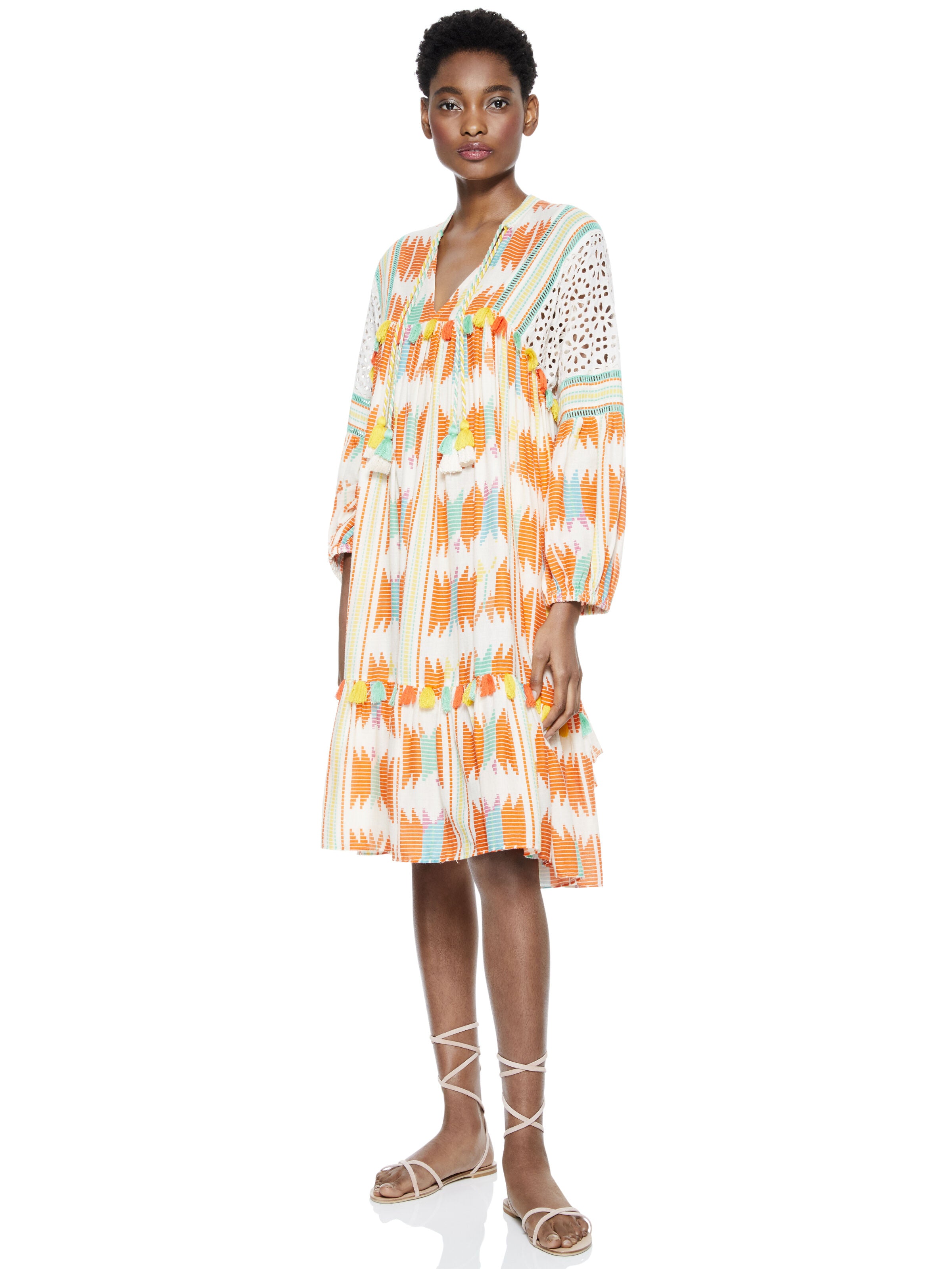 VESTITO TUNICHELLA ROSANNE CON NASTRINI-ALICE + OLIVIA