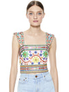 TOP COURT PAILLETTÉ ESME-ALICE + OLIVIA