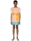 ROBE COURTE ELLA MAE À TAILLE NOUÉE-ALICE + OLIVIA