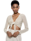 CARDIGAN CORTOCON NODO FERGIE-ALICE + OLIVIA
