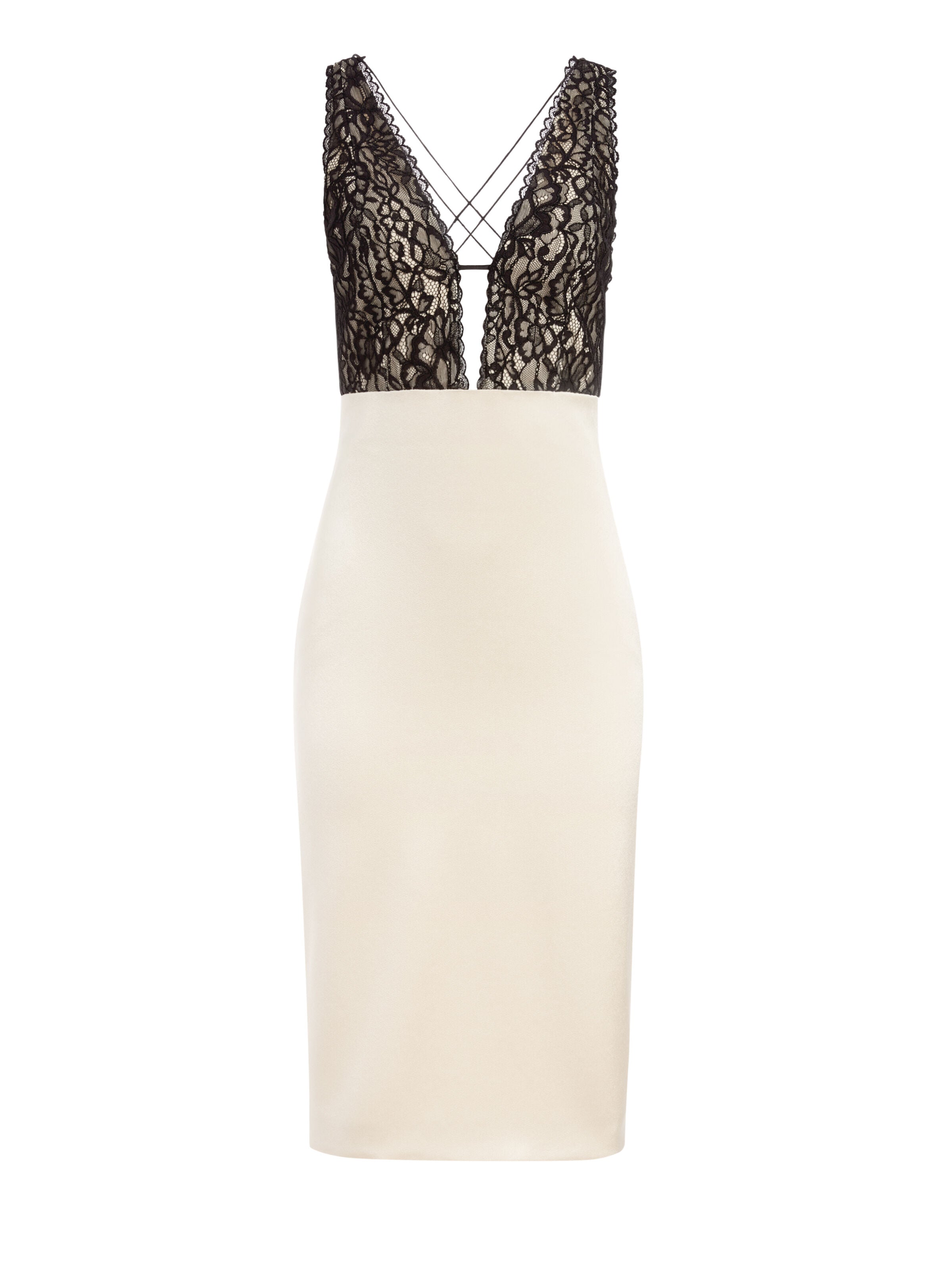 ROBE MIDI VANITA EN DENTELLE COMBINÉE-ALICE + OLIVIA